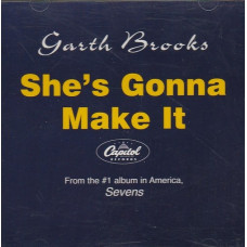 Garth Brooks – She's Gonna Make It cd single PROMO USED