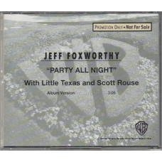 Jeff Foxworthy With Little Texas And Scott Rouse – Party All Night PROMO cd single USED Jeff Foxworthy With Little Texas And Scott Rouse – Party All Night PROMO cd single USED