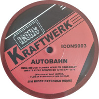 Kraftwerk – Autobahn (Jim Rider Remixes) 12" colored vinyl single