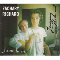 Zachary Richard – J'Aime La Vie SIGNED cd USED Zachary Richard – J'Aime La Vie SIGNED cd USED